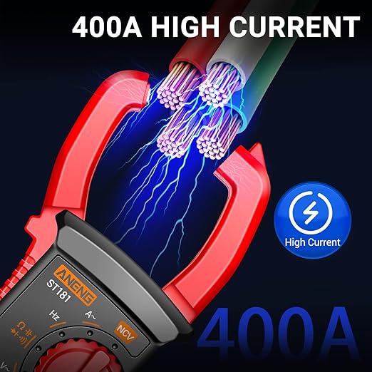 ANENG Digital Clamp Meter Multimeter Tester 4000 Counts(battery not included)