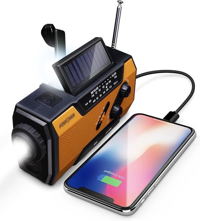 Emergency Weather Radio A1 5000mAh Portable Power Bank