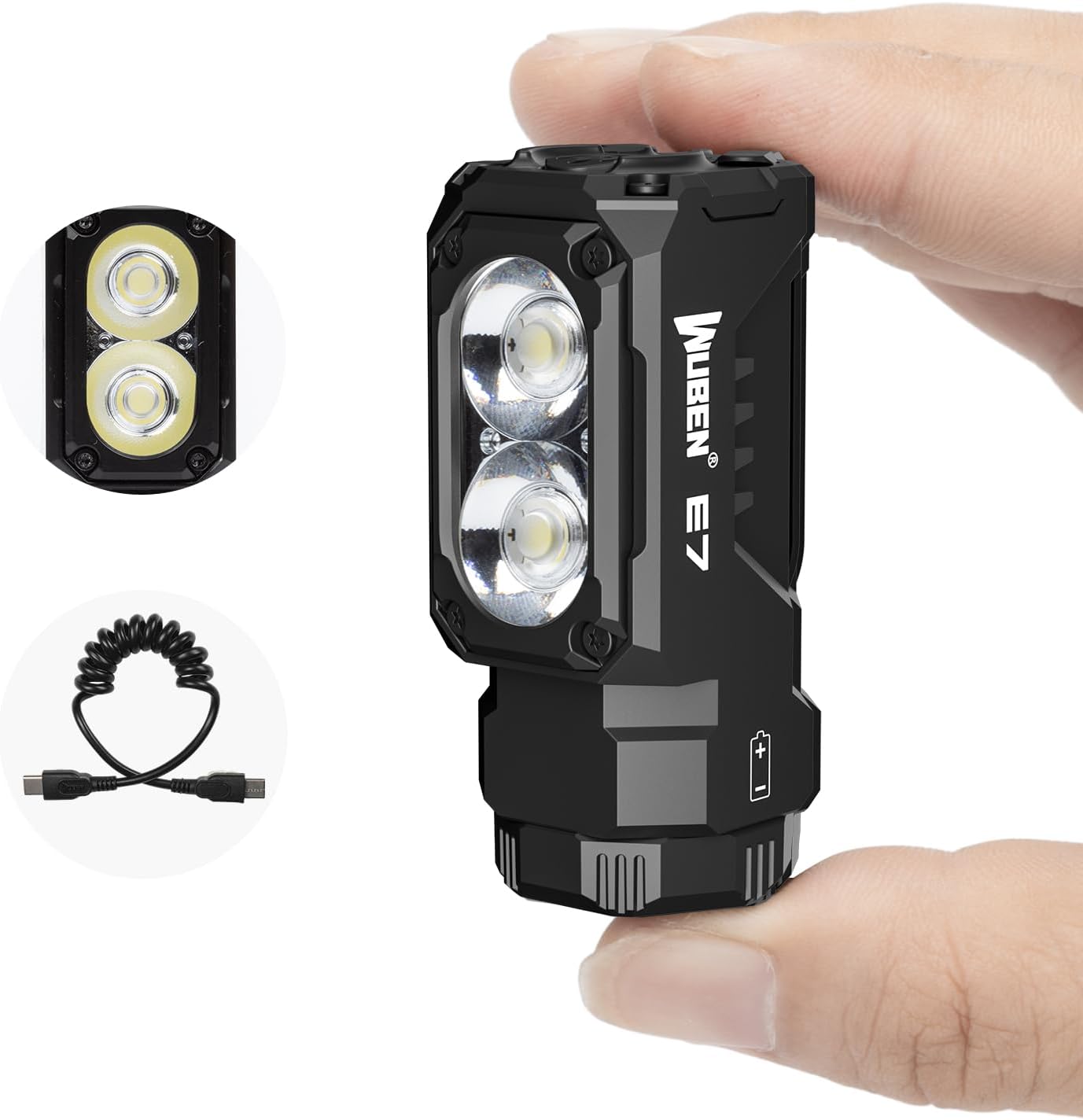 WUBEN E7 EDC Flashlight（fully equipped）