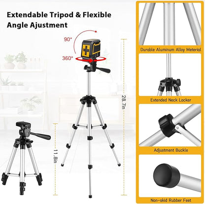 Laser-Level-with-Tripod, Battery Included