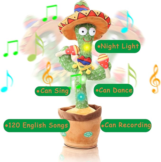 Dancing and Singing Cactus Toy