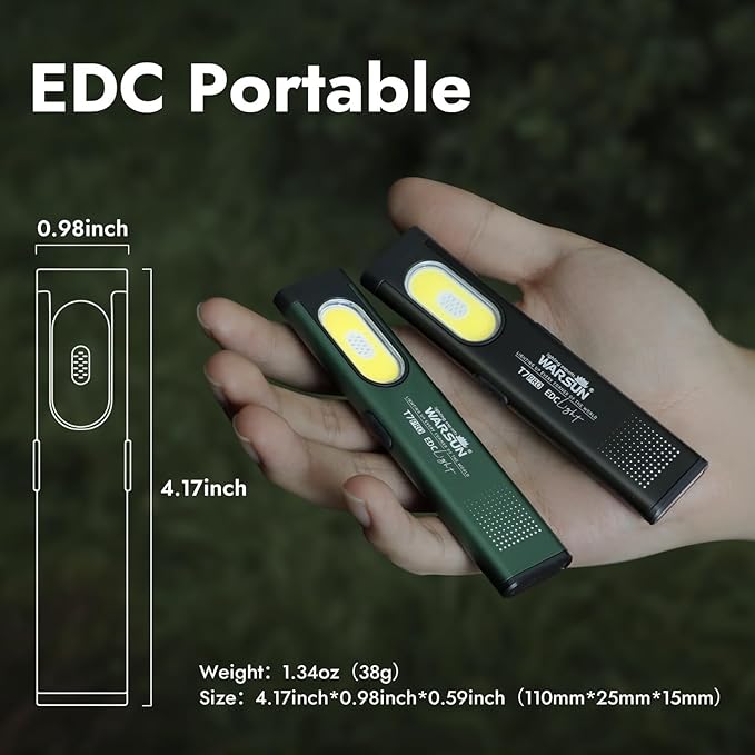 Warsun T7 Pro Pocket EDC flashlight(2pcs)