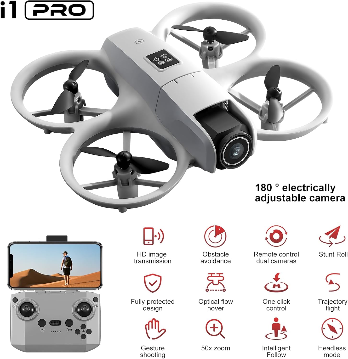 Drone with HD Camera for Adults