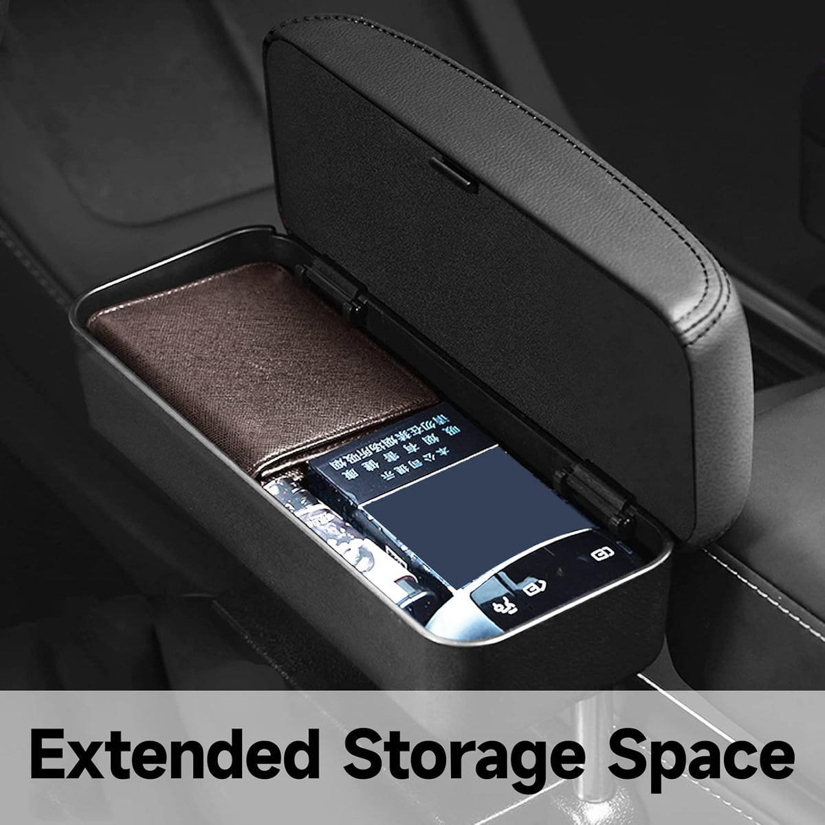 Car Armrest Storage Box
