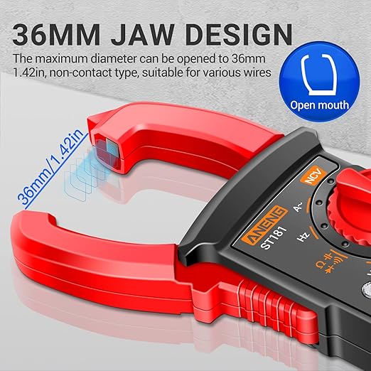 ANENG Digital Clamp Meter Multimeter Tester 4000 Counts（battery not included）