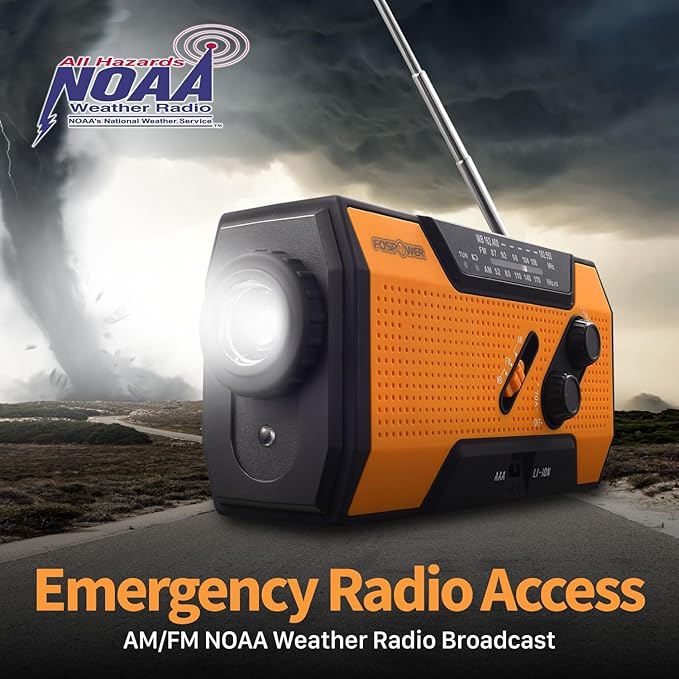 Emergency Weather Radio A1 5000mAh Portable Power Bank