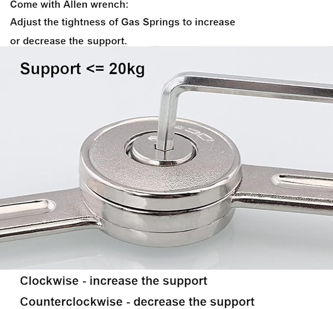 2 Packs Cabinet Cupborad Furniture Door Lift Stay Support Hinge Damper