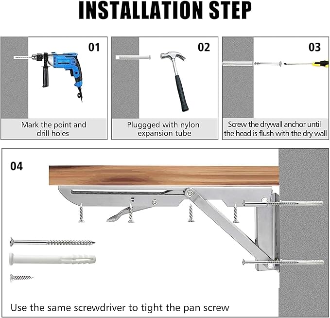 Folding Shelf Brackets