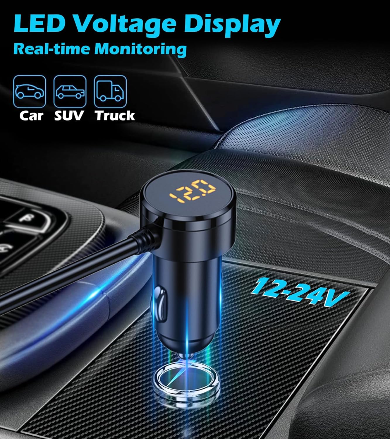 7 in 1 Cigarette Lighter Splitter