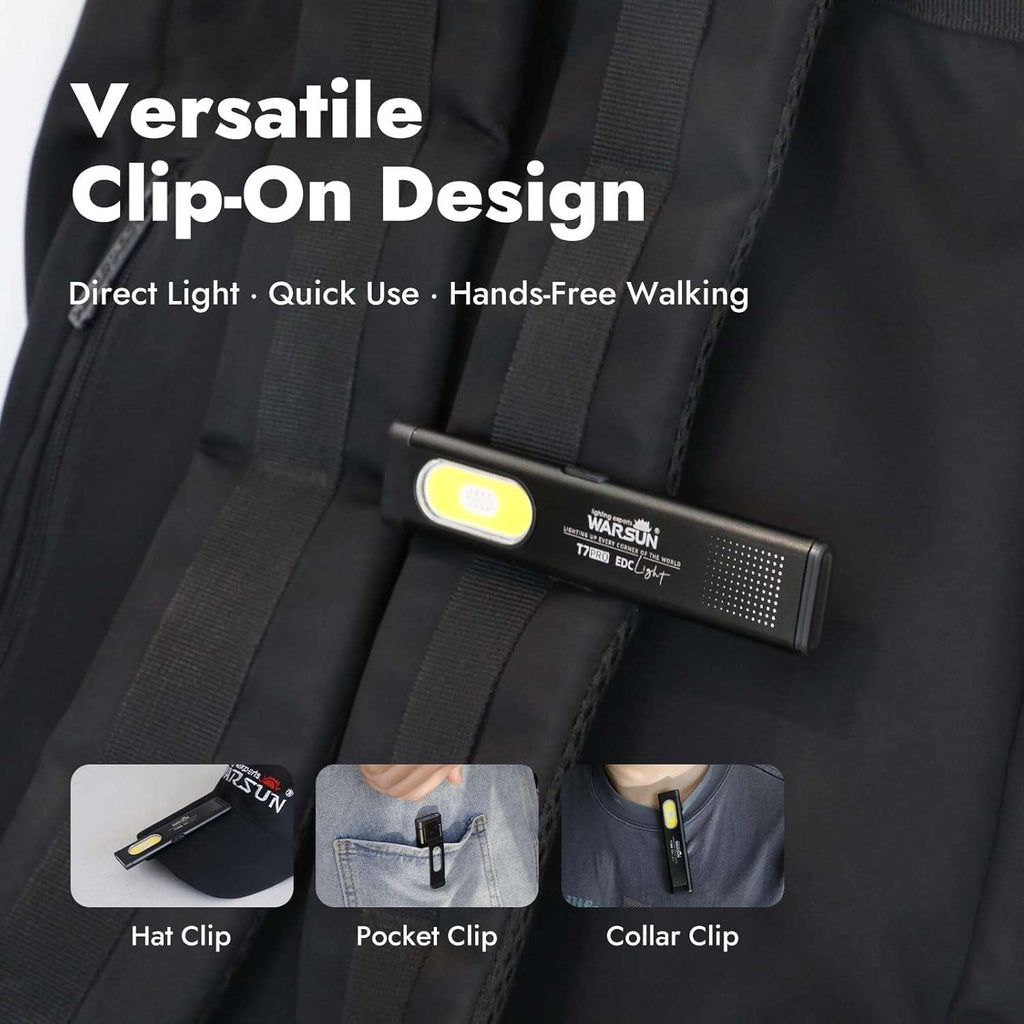 Warsun T7 Pro Pocket EDC flashlight(2pcs)