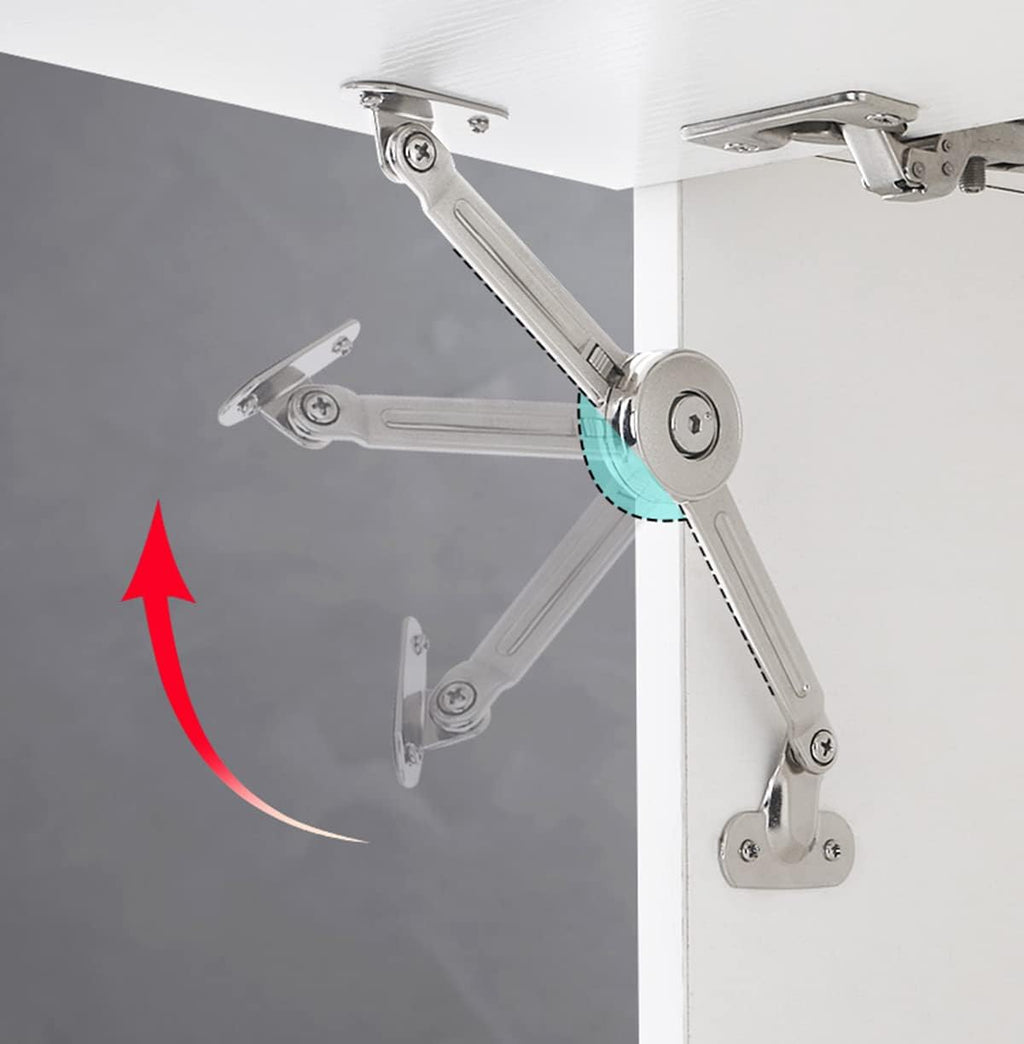 2 Packs Cabinet Cupborad Furniture Door Lift Stay Support Hinge Damper