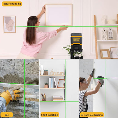 Laser-Level-with-Tripod, Battery Included