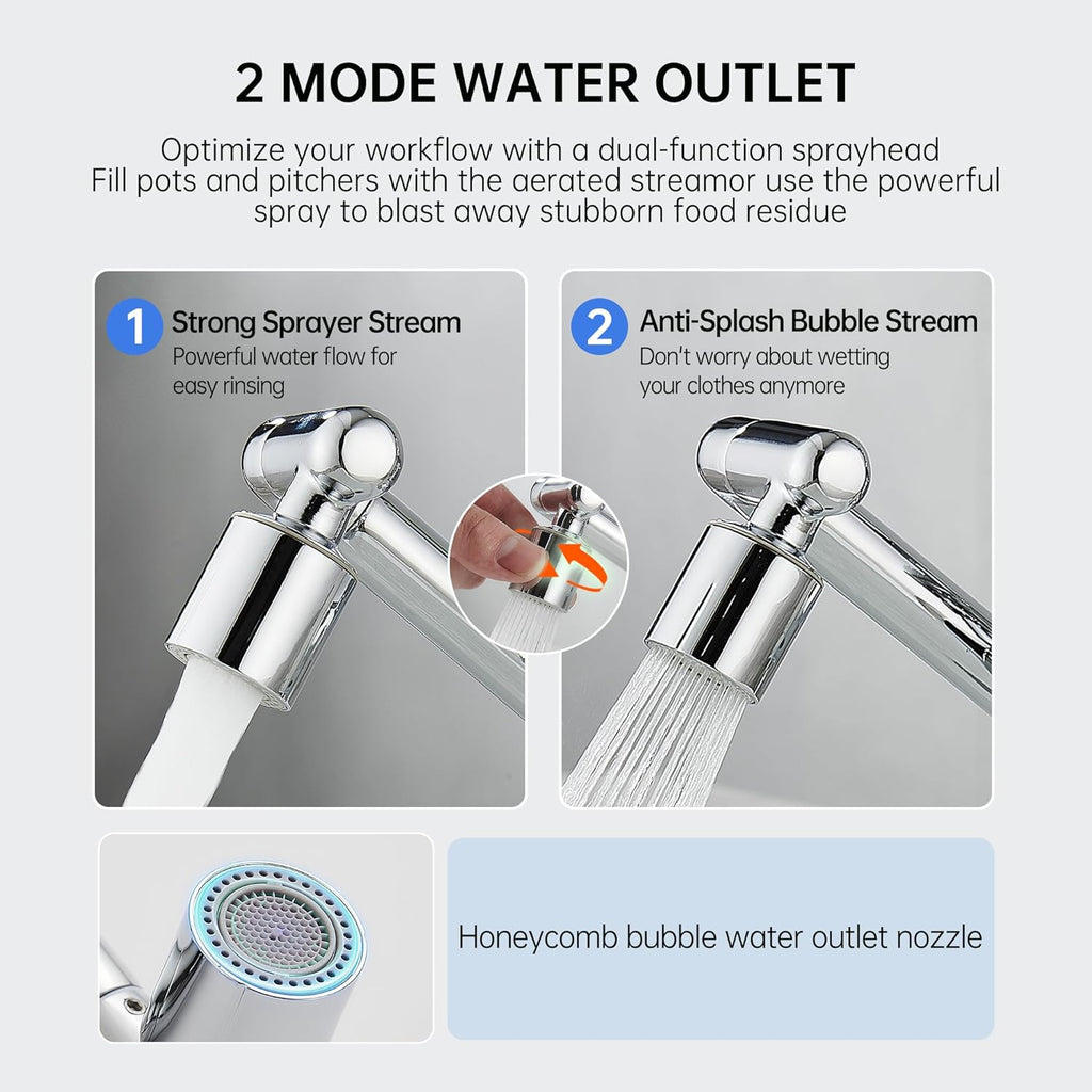 1440° Rotating Sink Water Filter Faucet