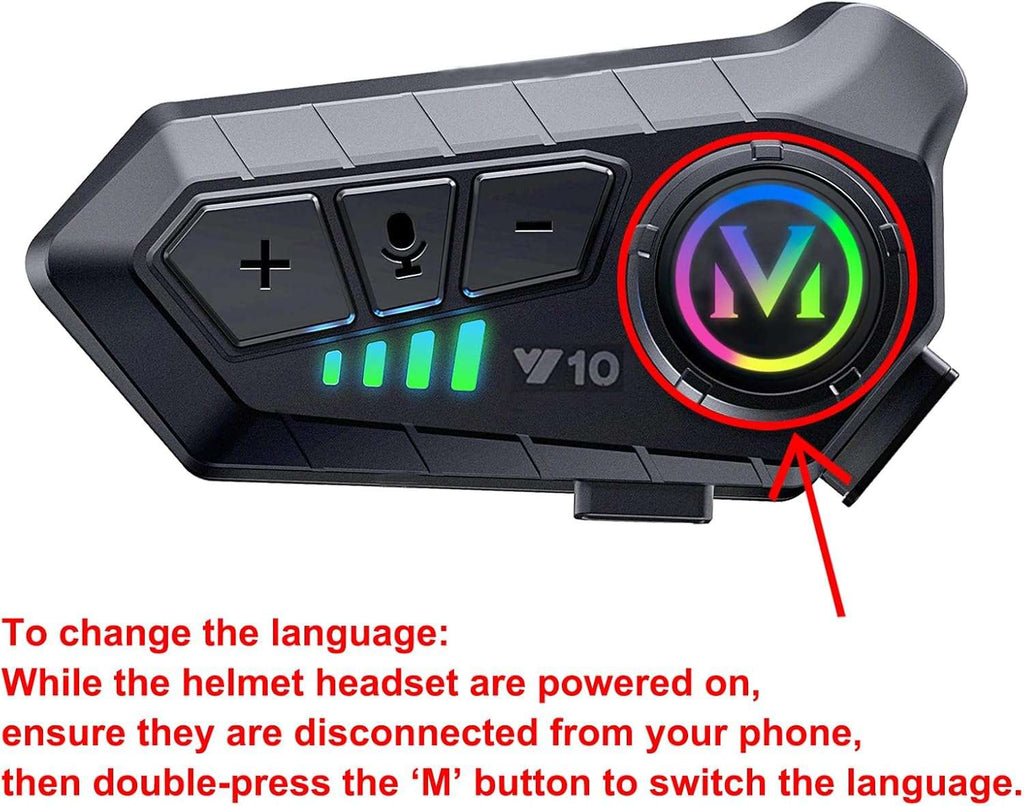 FEYA Motorcycle Helmet Speakers