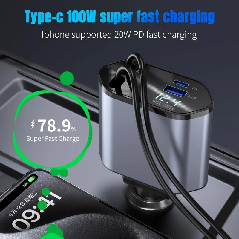 Multi Charge Pro iPhone Car Charger