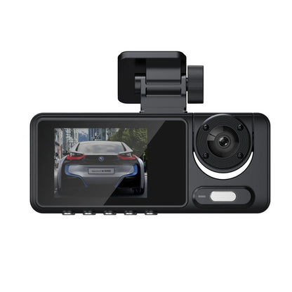 3 Channel Dash Cam Front and Rear Inside, Bulit a 32GB Card, Dash Camera for Cars