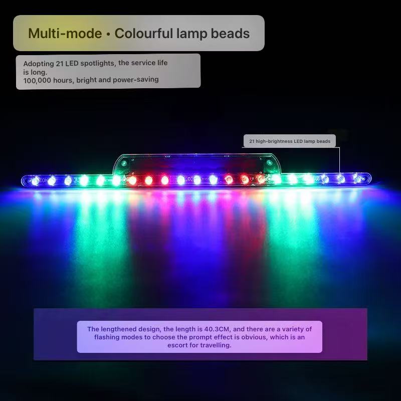 Solar-Powered Suction Cup Warning Strobe Light