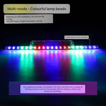 Solar-Powered Suction Cup Warning Strobe Light