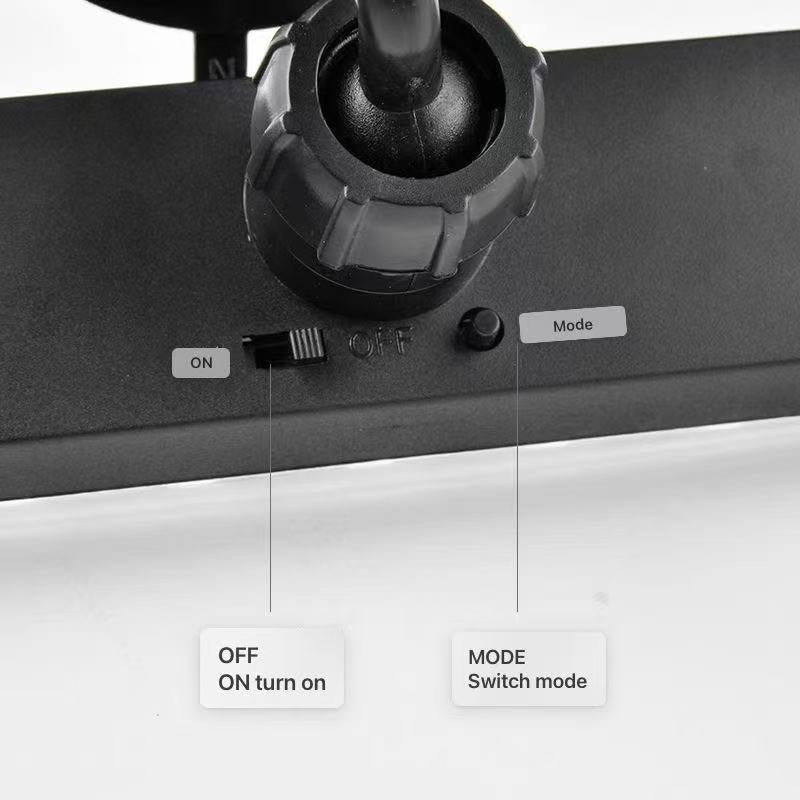 Solar-Powered Suction Cup Warning Strobe Light