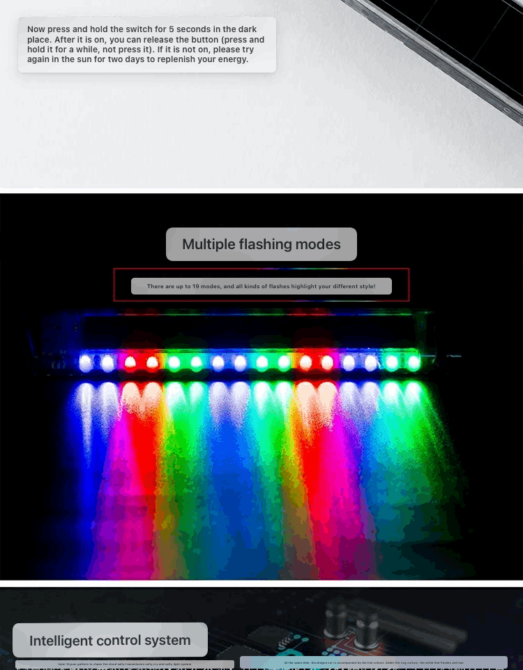 Solar-Powered Suction Cup Warning Strobe Light