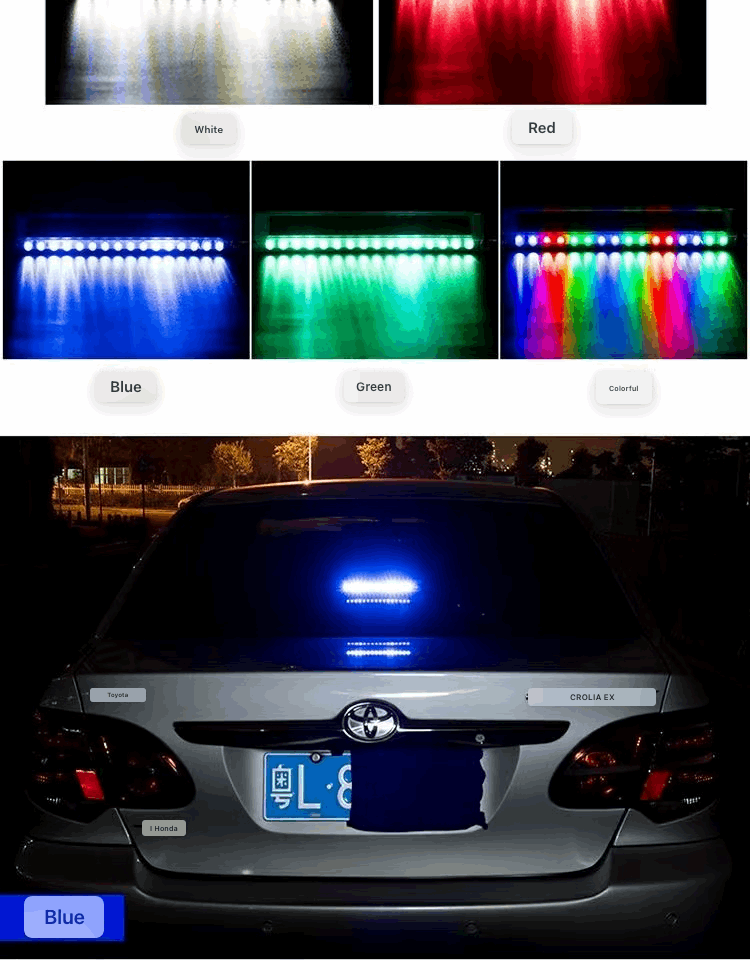 Solar-Powered Suction Cup Warning Strobe Light