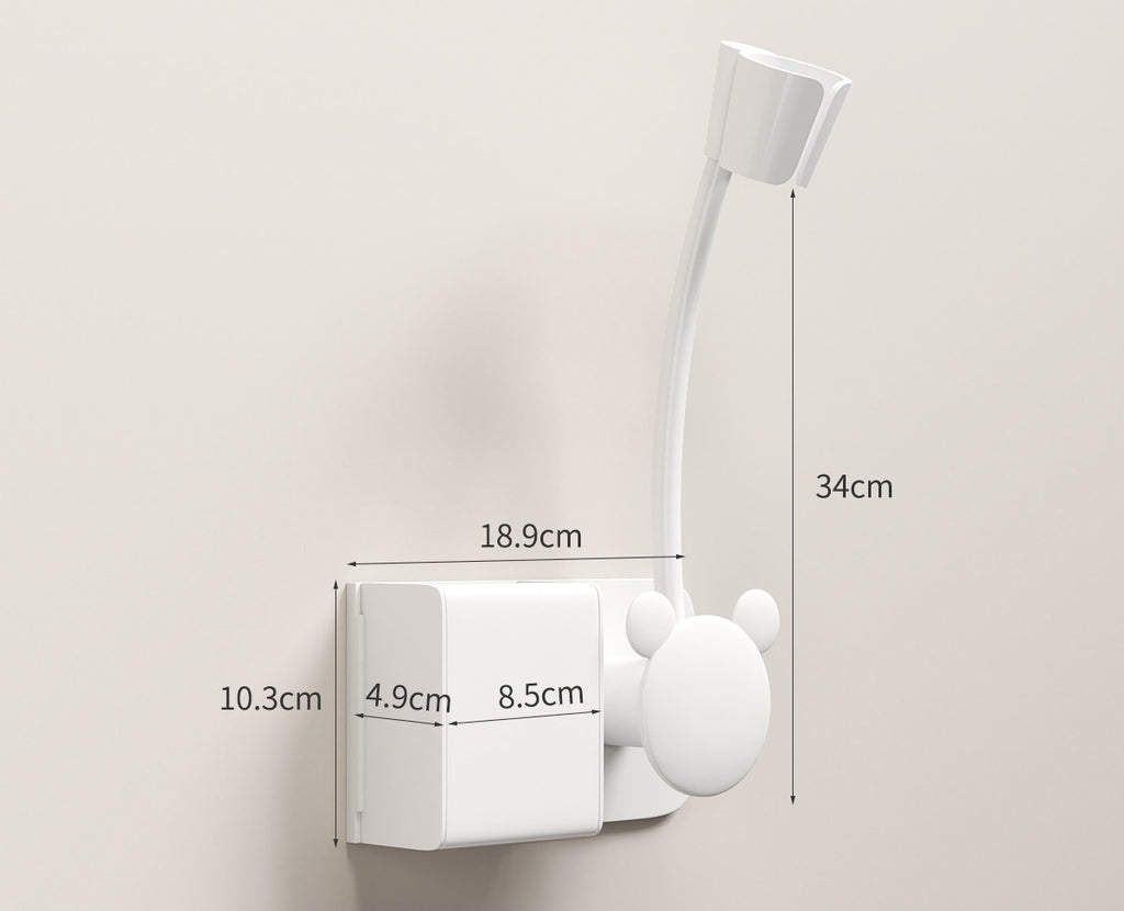 Hands Free Hair Dryer Holder Wall Mount