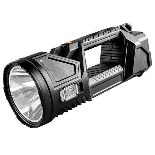 8 modes for the LED searchinglight and can be powered by electricity or by solar energy